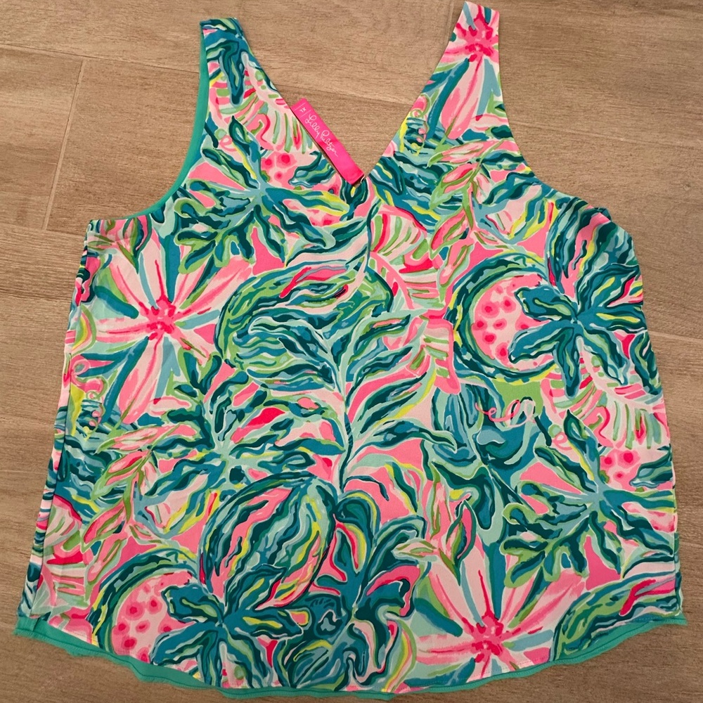 Lilly Pulitzer Florin V neck Blouse